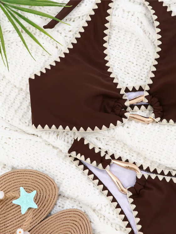 Zinnia Bikini Set - Mocha